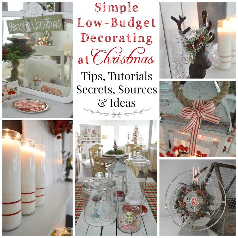 How To Christmas Decorate Cheaply  My Budget Breakdown  Fox Hollow