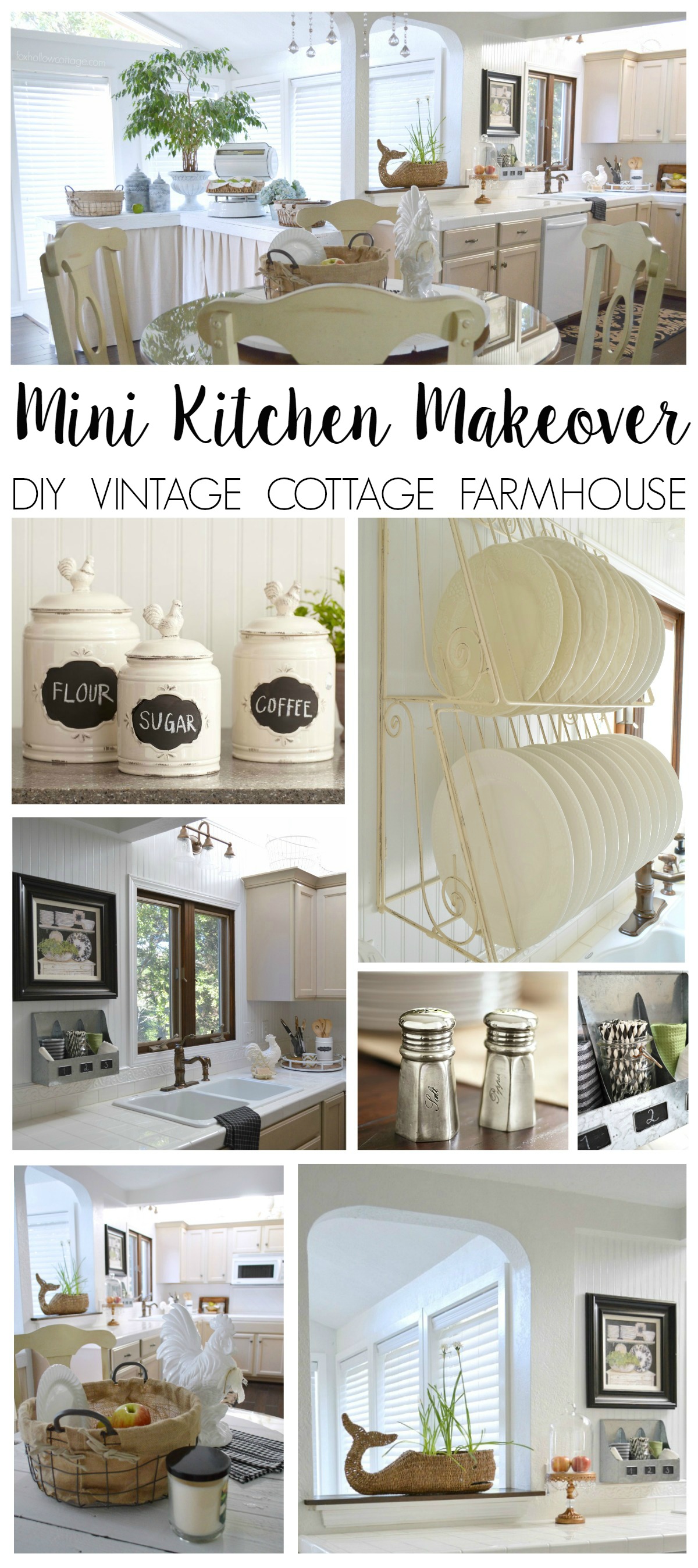 A-diy-mini-kitchen-makeover-refresh.-This-coastal-cottage-in-white-and-neutrals-gets-a-spruce-up-with-vintae-cottage-and-farmhouse-style-home-decor.