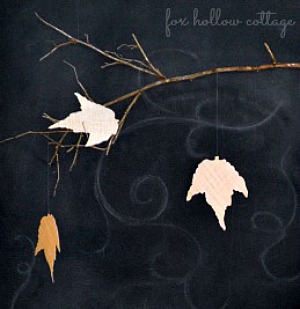 How To Make Fall Leaves With Burlap And Paper Sacks Fox Hollow