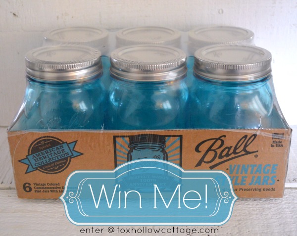Vintage Ball Mason Jar Heritage Collection Blue Limited Edition Giveaway