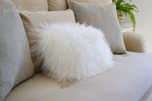 Cynthia Rowley Mongolian Fur Pillow