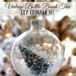 DIY Christmas Ornament Craft: Sequins in Clear Glass - Fox Hollow
