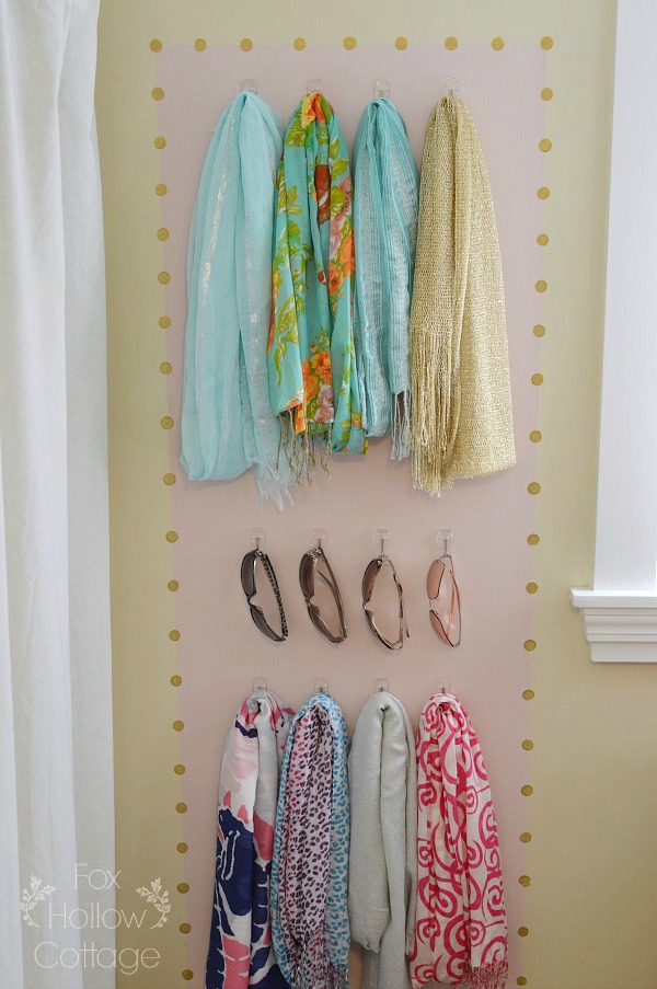 Diy Scarf and Accessory Organizing with @commandbrand