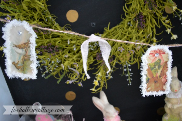 Graphics Fairy Easter Tag Printable Diy Spring Banner with @Command hooks #DamageFreeDIY