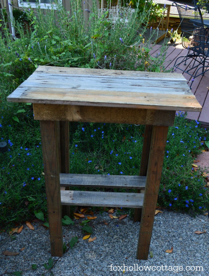reclaimed lumber rustic table