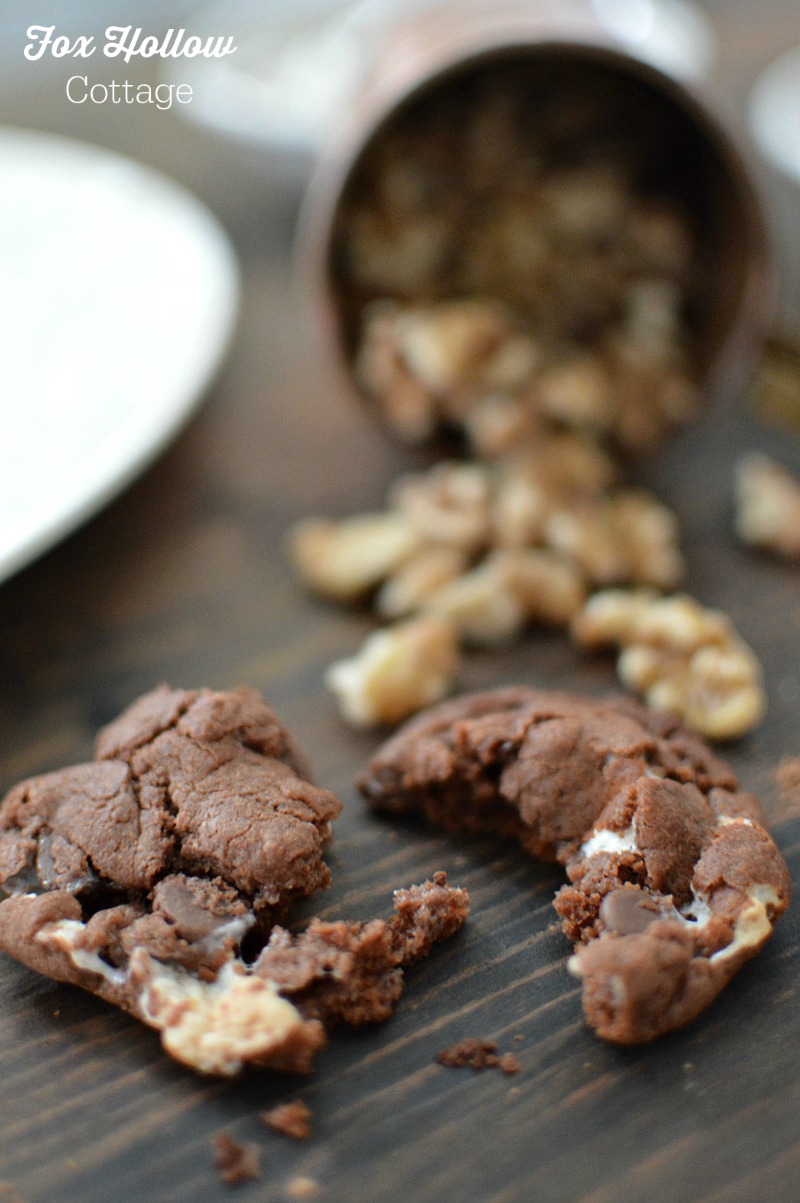 Rocky Road Chocolate Chip Cheater Cookie Recipe - Fox Hollow Cottage