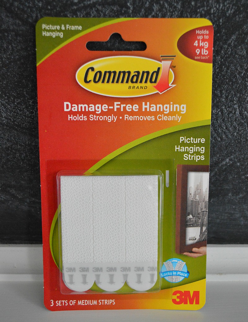 Command Brand Picture Hanging Strips hold securely and remove cleanly.  #damagefreediy #ad