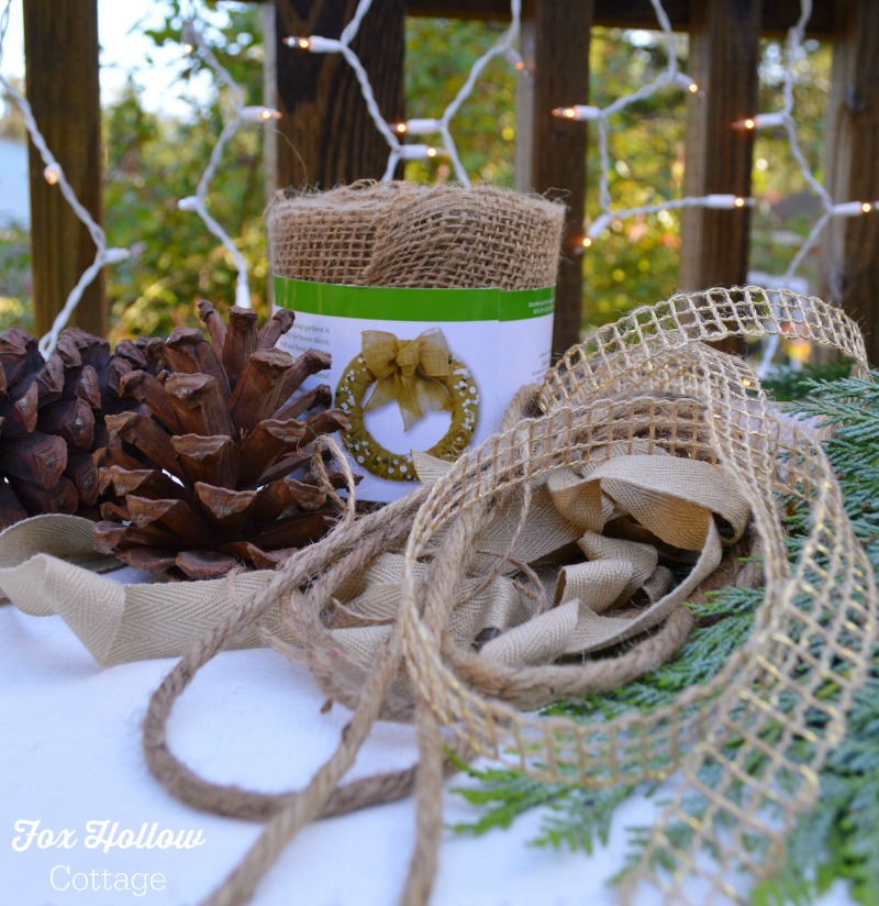 Burlap Ribbon, Rope and Jute Twine for outdoor decorating