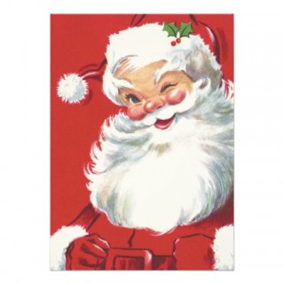 Jolly Santa Claus Printable Christmas Banner - Fox Hollow Cottage