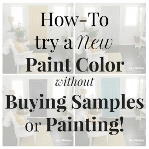 How To Try A Paint Color Without Painting Or Buying Samples - Fox ...