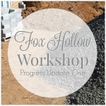 Fox Hollow Workshop Progress Update One