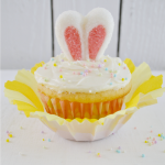 Truffle Filled Easter Bunny Ear Cupcakes