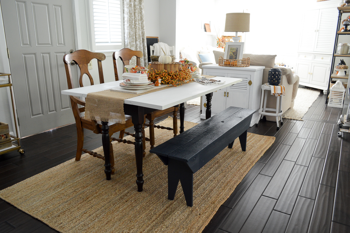 Easy Autumn Home Decorating: Simple Fall Table - Fall at Fox Hollow Cottage