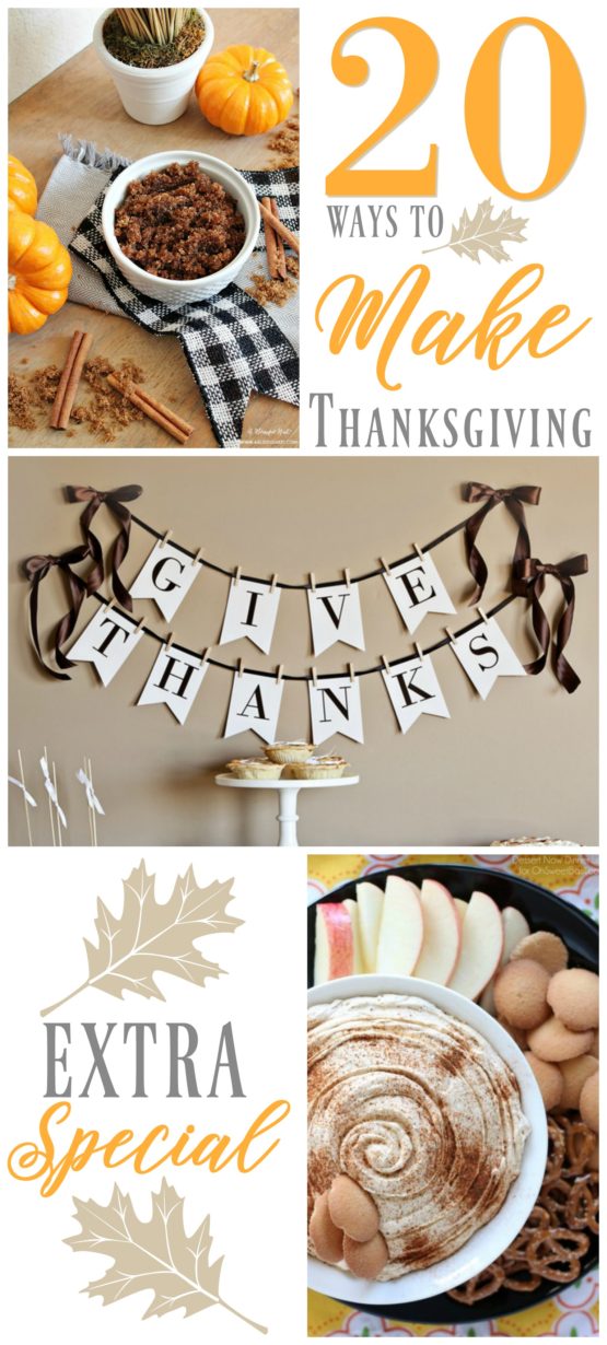 20 Ways to Make Thanksgiving Extra Special - Fox Hollow Cottage