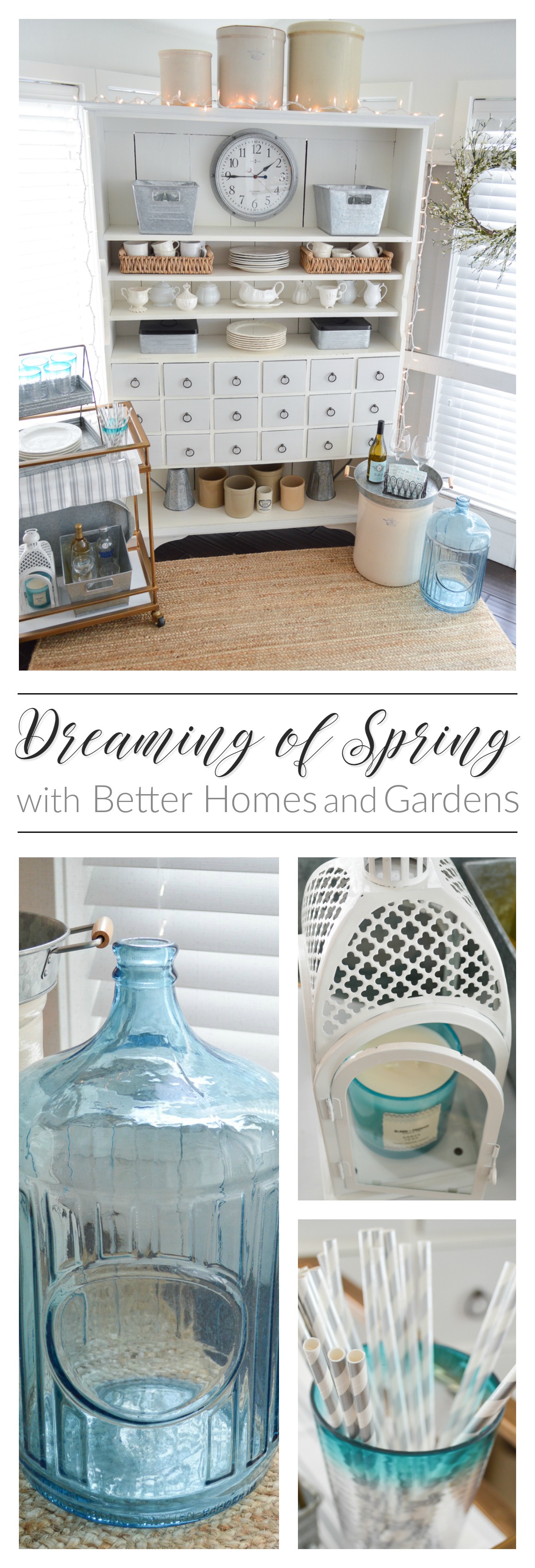 Dreaming of Spring Entertaining with BHG | The Better Homes and Gardens line is bursting with galvanized metal goods that are so versatile, and super affordable too! Come see the home decor that works for farmhouse, cottage and vintage lovers alike!
