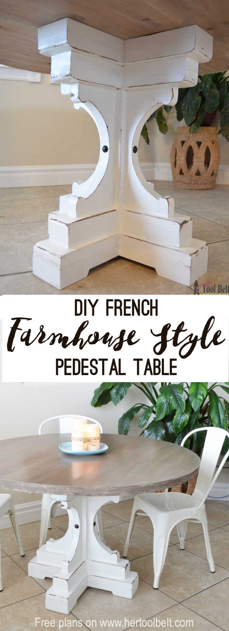 DIY Farm Table Build Plans and Makeover Ideas to add Farmhouse Style to Your Home