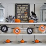 Classic Black and Orange Halloween Decorating