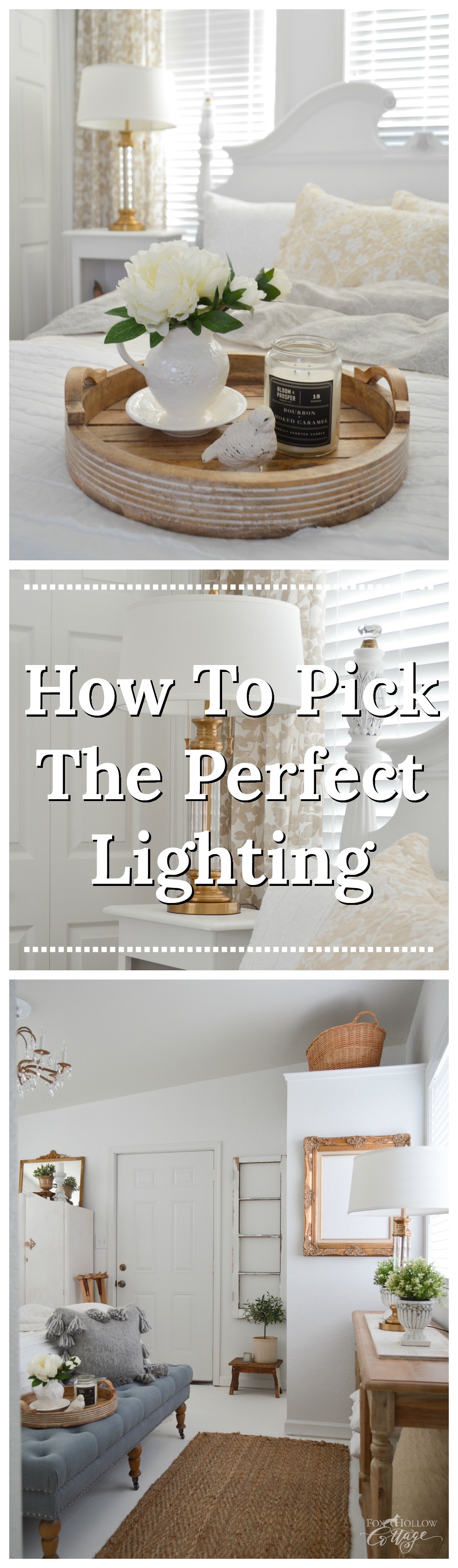How To Pick The Perfect Lighting - Light Fixture Guidelines & Tips at www.foxhollowcottage.com #sponsored with Lamps Plus 