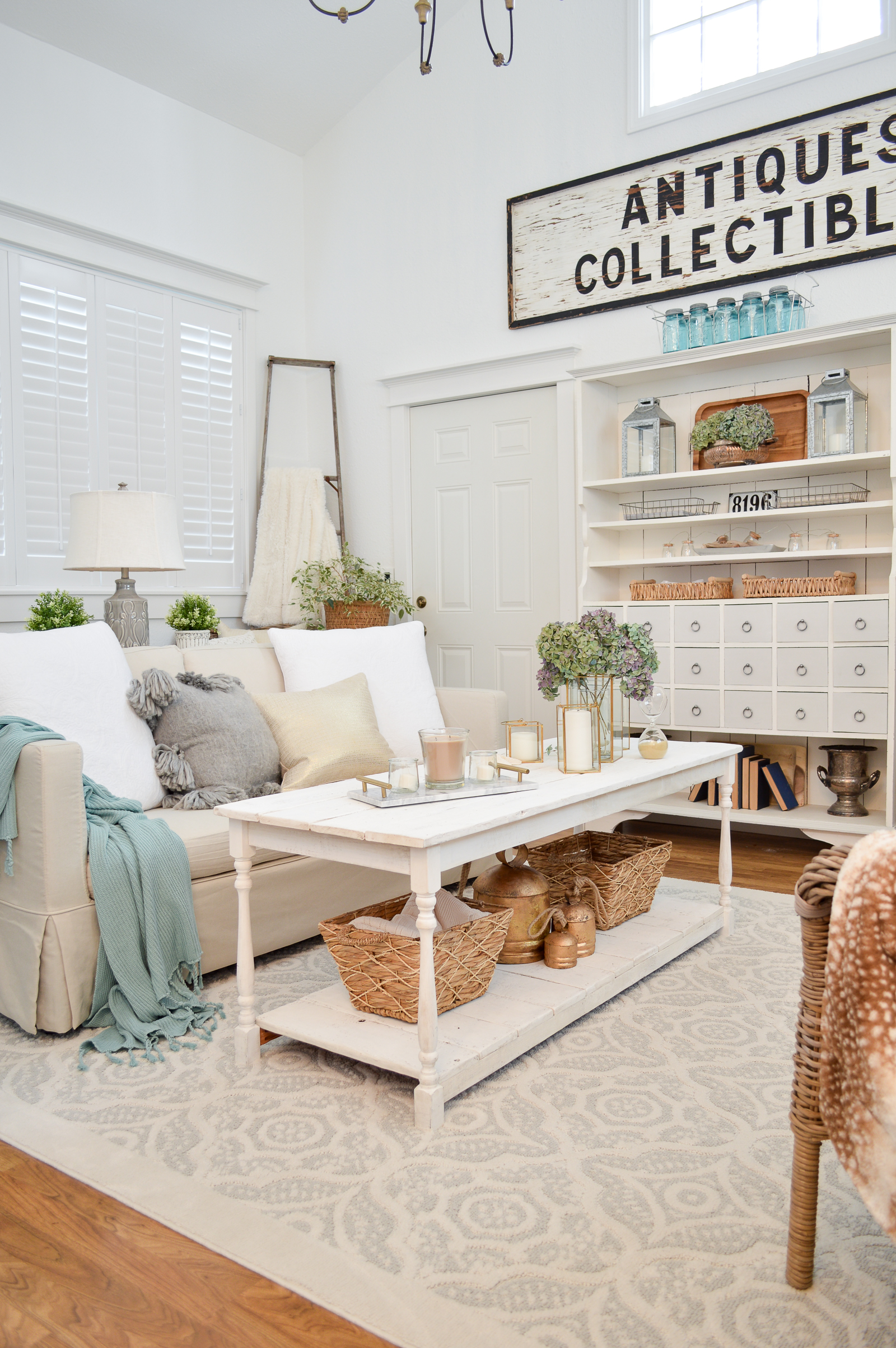 Collected + Cozy Cottage Living Room Makeover