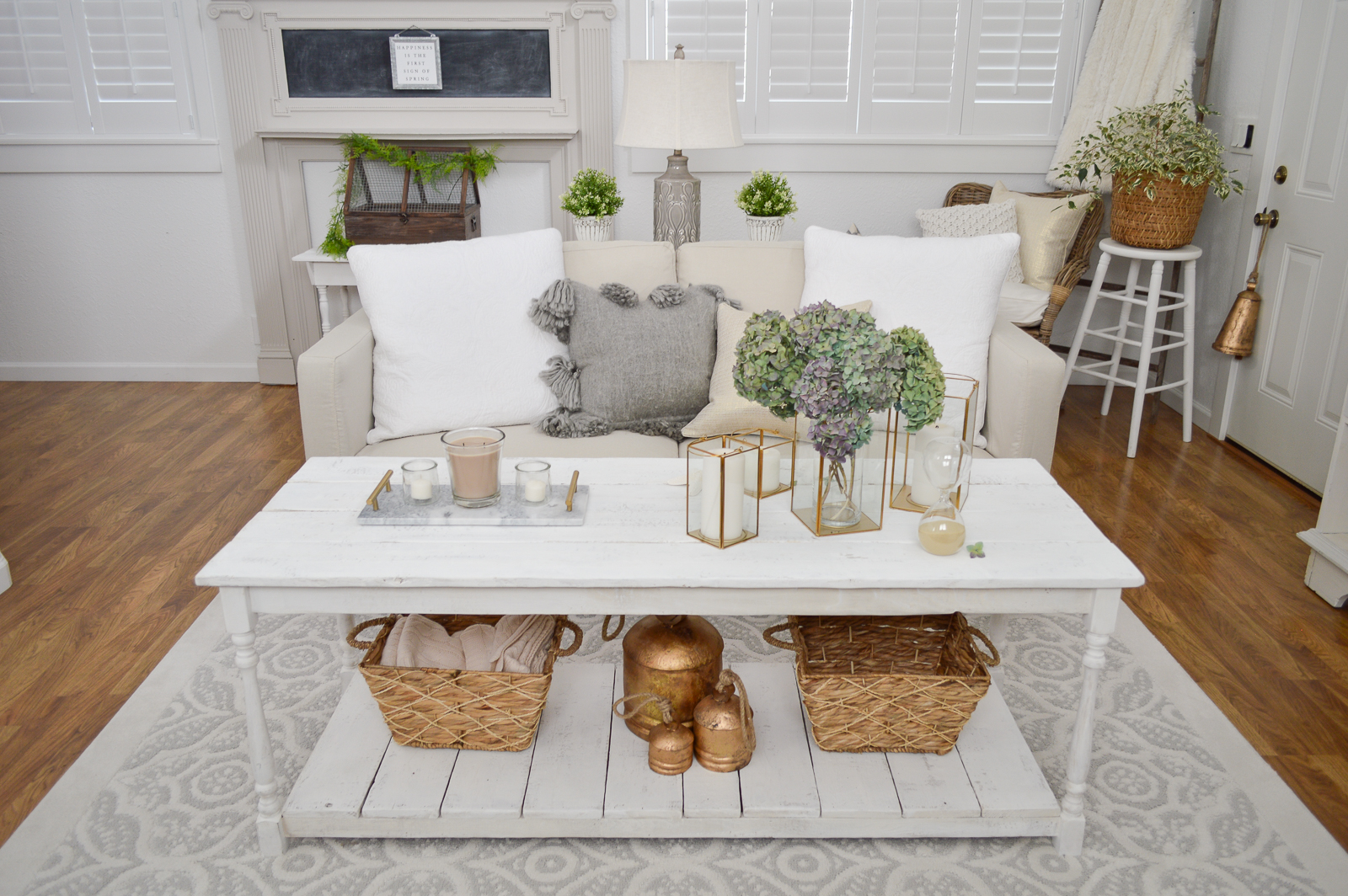 Collected + Cozy Cottage Living Room Makeover 