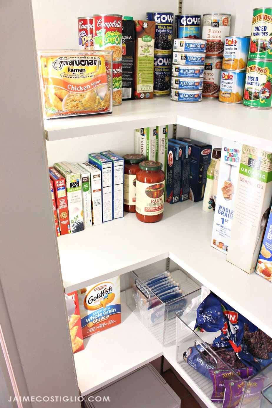 20 Real Life DIY Pantry Makeovers With Organizing Tips And Ideas At Fox Hollow Cottage Well Lit Easy To Navigate Pantry Pantry Pantrymakeover Pantryideas Pantrycloset 8 