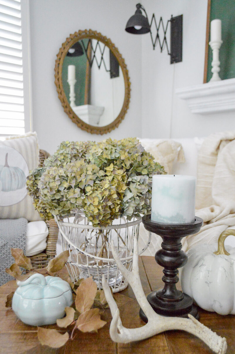 Simple Fall Decorating Ideas with Textiles - Fox Hollow Cottage