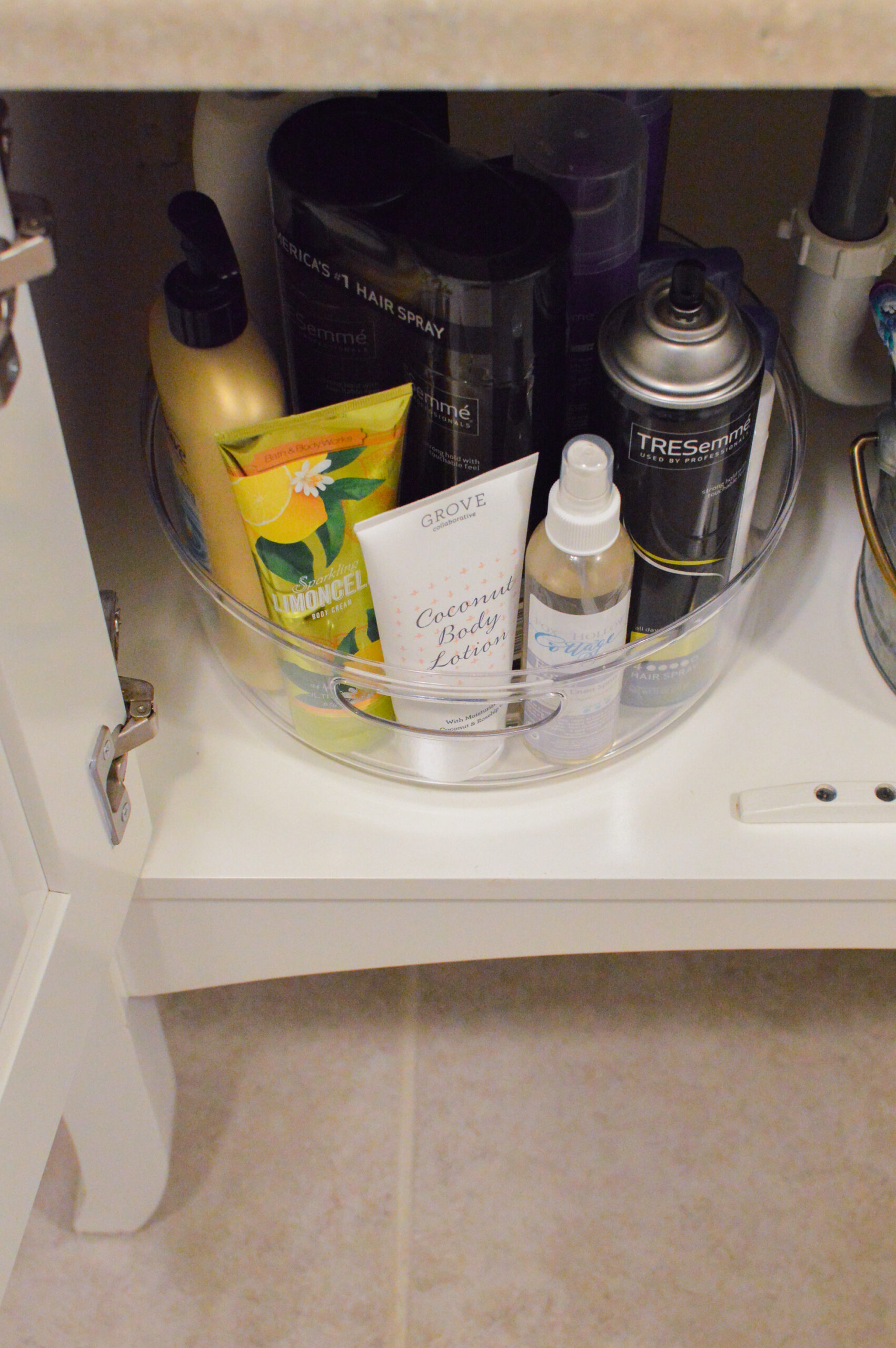 5 Secrets To Bathroom Under Sink Storage - The Organized Mama