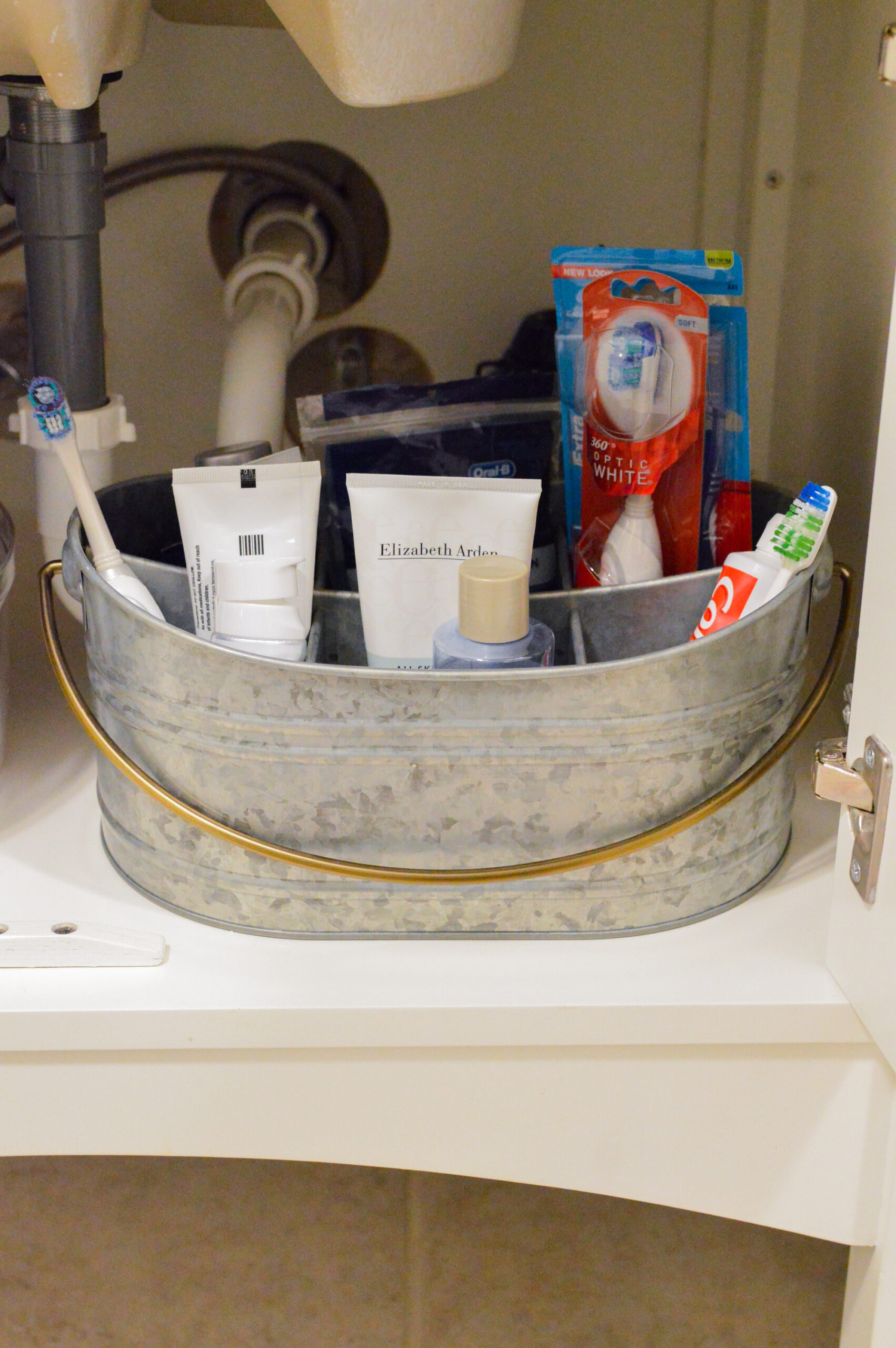 How To Organize Under The Bathroom Sink - Small Stuff Counts